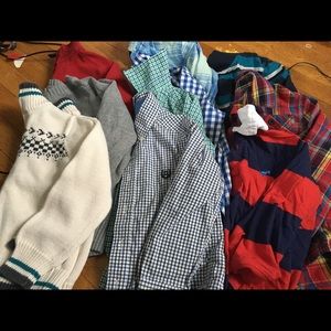 4t dress shirt lot.